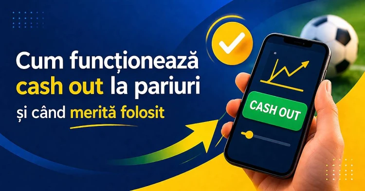 Cum funcționează cash out la pariuri și când merită folosit